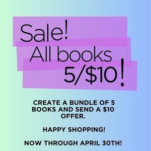 SALE! 🏷️📚 All books on sale! Create a bundle for discount.
